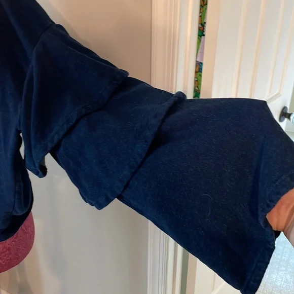 AG Cropped Layered Sleeve Sweatshirt - Picture 4 of 6